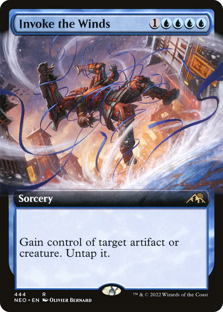 Invocation des vents — Kamigawa: Neon Dynasty — Magic: The Gathering
