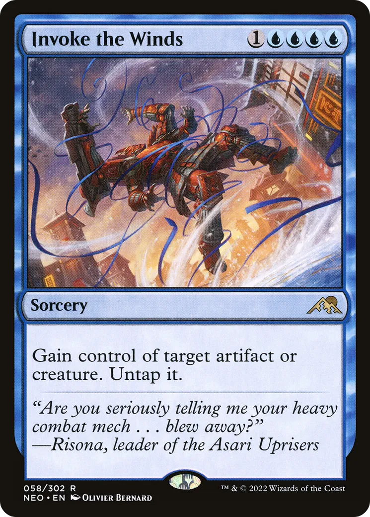 Invoke the Winds — Kamigawa: Neon Dynasty — Magic: The Gathering