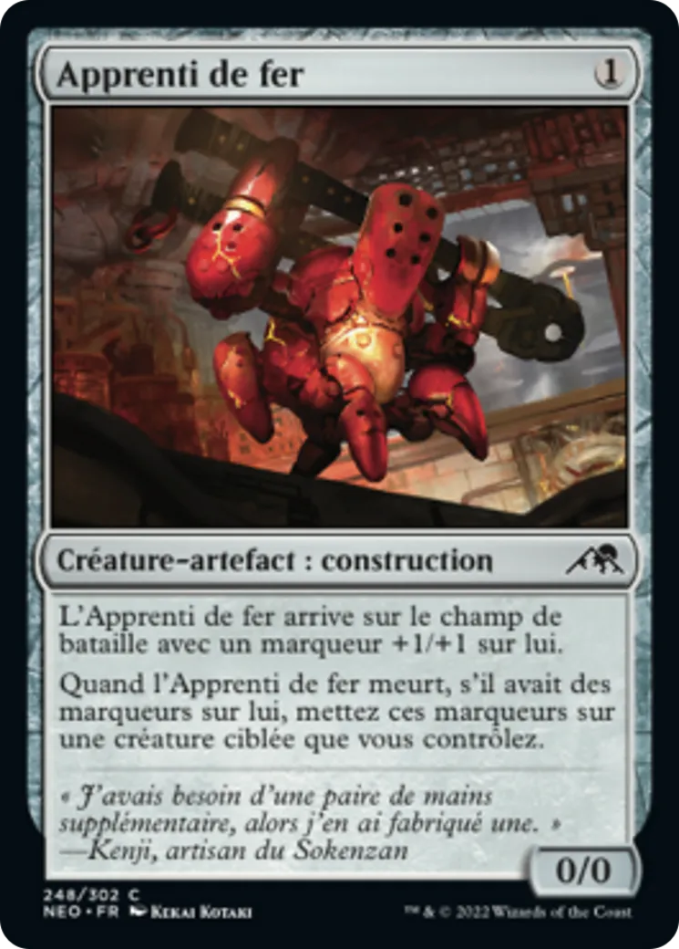 Apprenti de fer — Kamigawa: Neon Dynasty — Magic: The Gathering