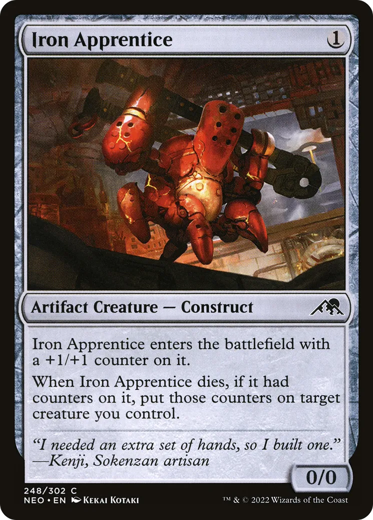 Iron Apprentice — Kamigawa: Neon Dynasty — Magic: The Gathering