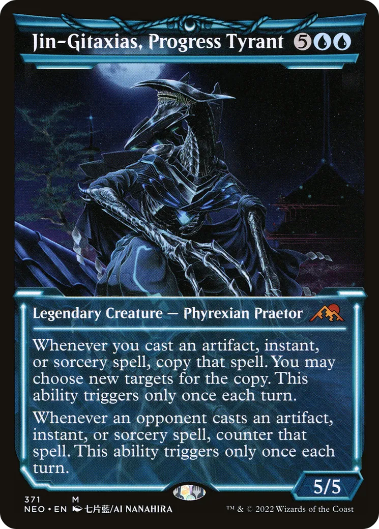 Jin-Gitaxias, Progress Tyrant — Kamigawa: Neon Dynasty — Magic: The Gathering