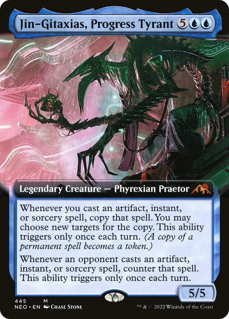 Jin-Gitaxias, Progress Tyrant — Kamigawa: Neon Dynasty — Magic: The Gathering