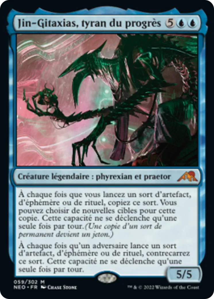 Jin-Gitaxias, tyran du progrès — Kamigawa: Neon Dynasty — Magic: The Gathering