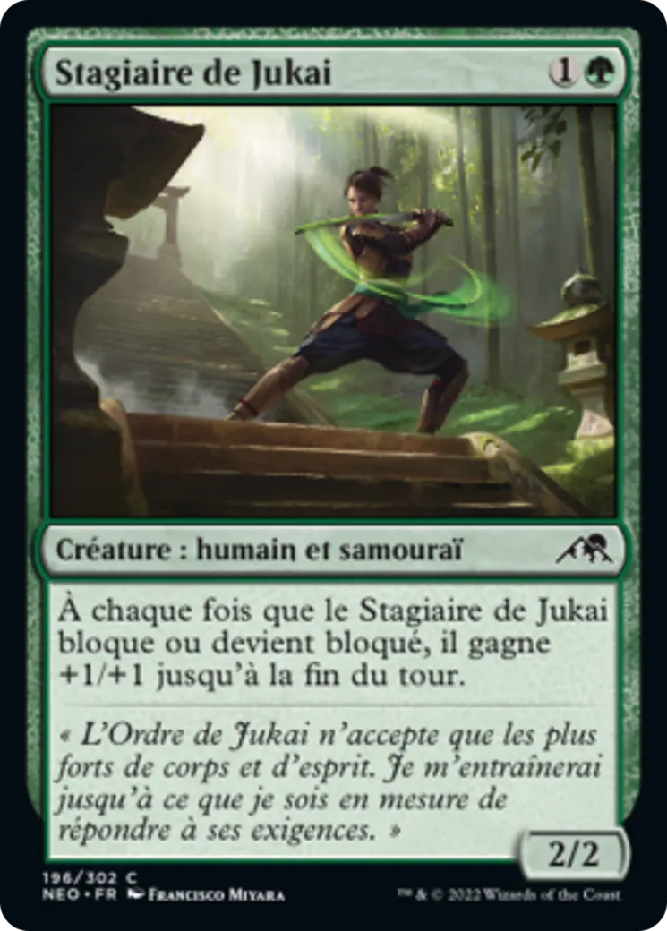 Stagiaire de Jukai — Kamigawa: Neon Dynasty — Magic: The Gathering