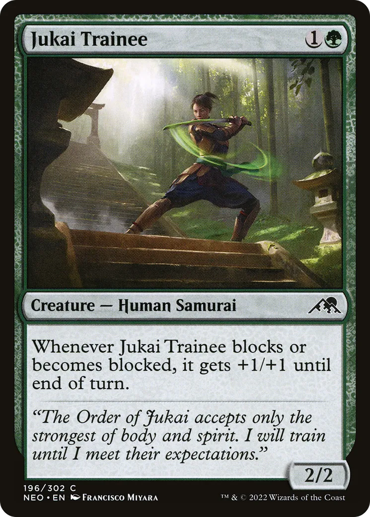 Jukai Trainee — Kamigawa: Neon Dynasty — Magic: The Gathering