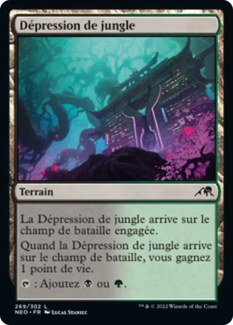 Dépression de jungle — Kamigawa: Neon Dynasty — Magic: The Gathering