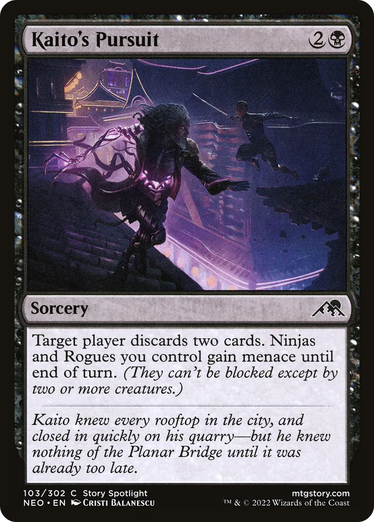 Kaito's Pursuit — Kamigawa: Neon Dynasty — Magic: The Gathering
