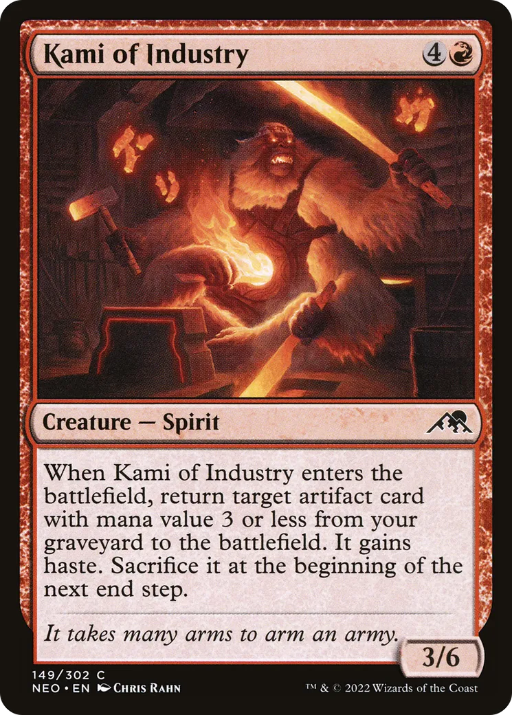 Kami of Industry — Kamigawa: Neon Dynasty — Magic: The Gathering