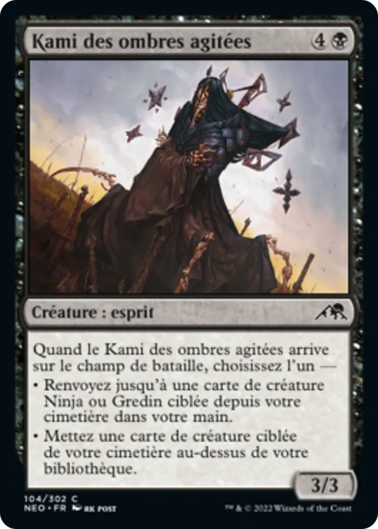 Kami des ombres agitées — Kamigawa: Neon Dynasty — Magic: The Gathering