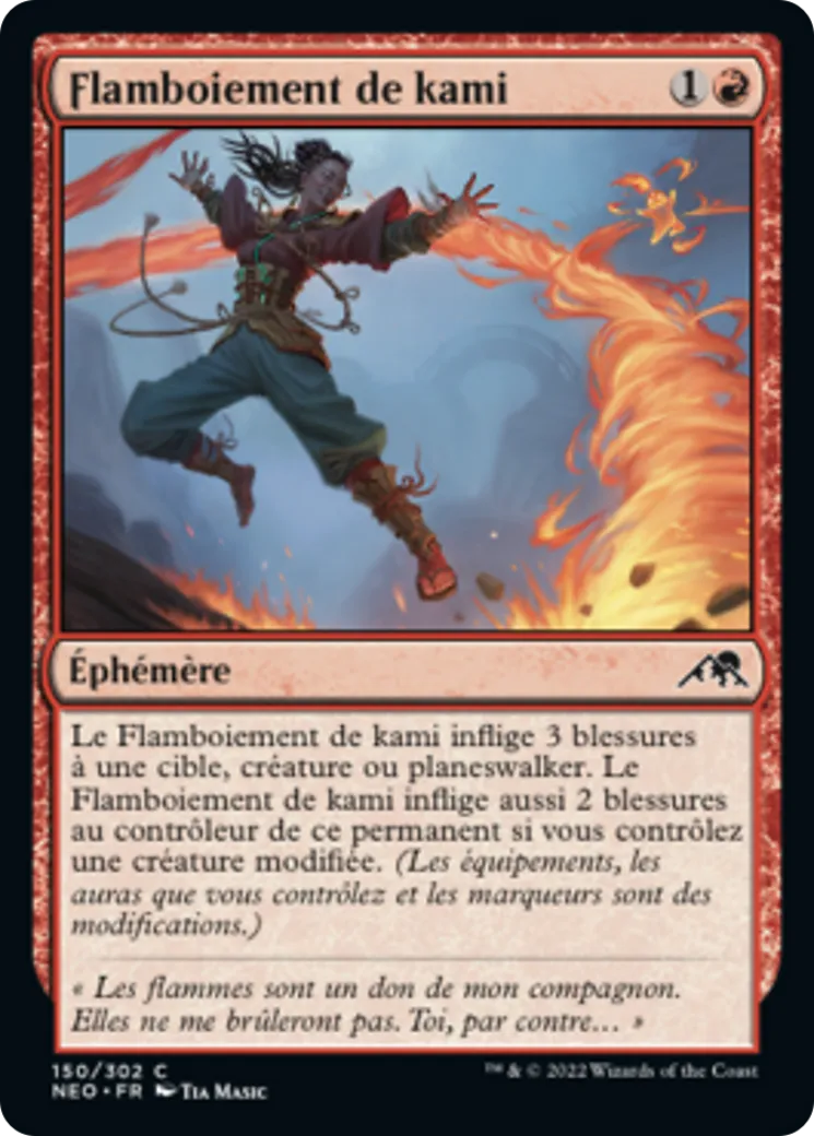 Flamboiement de kami — Kamigawa: Neon Dynasty — Magic: The Gathering