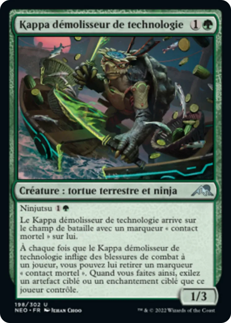 Kappa démolisseur de technologie — Kamigawa: Neon Dynasty — Magic: The Gathering