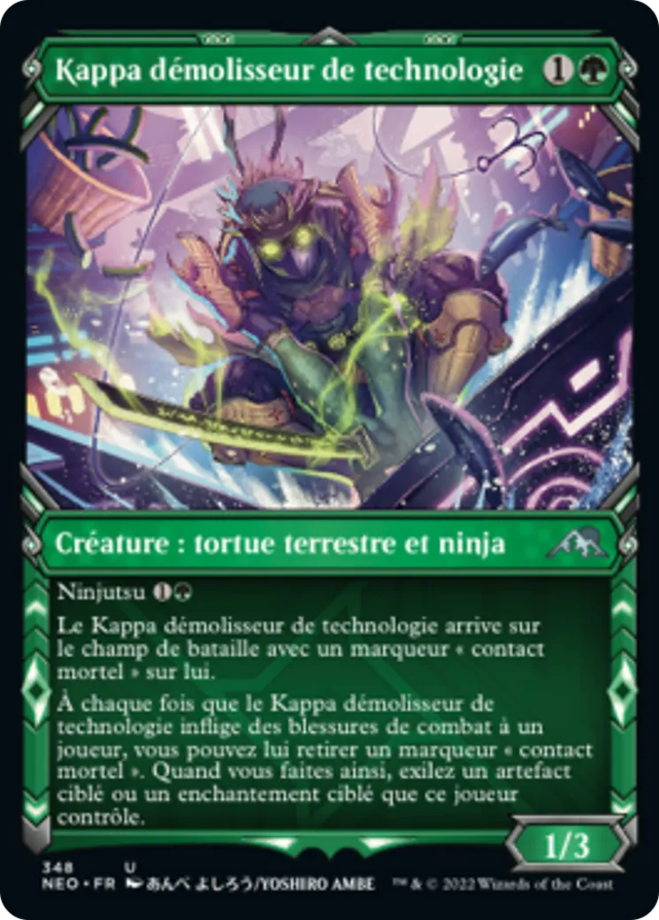 Kappa démolisseur de technologie — Kamigawa: Neon Dynasty — Magic: The Gathering