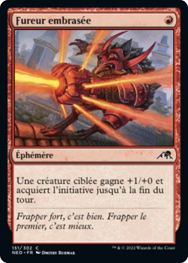 Fureur embrasée — Kamigawa: Neon Dynasty — Magic: The Gathering