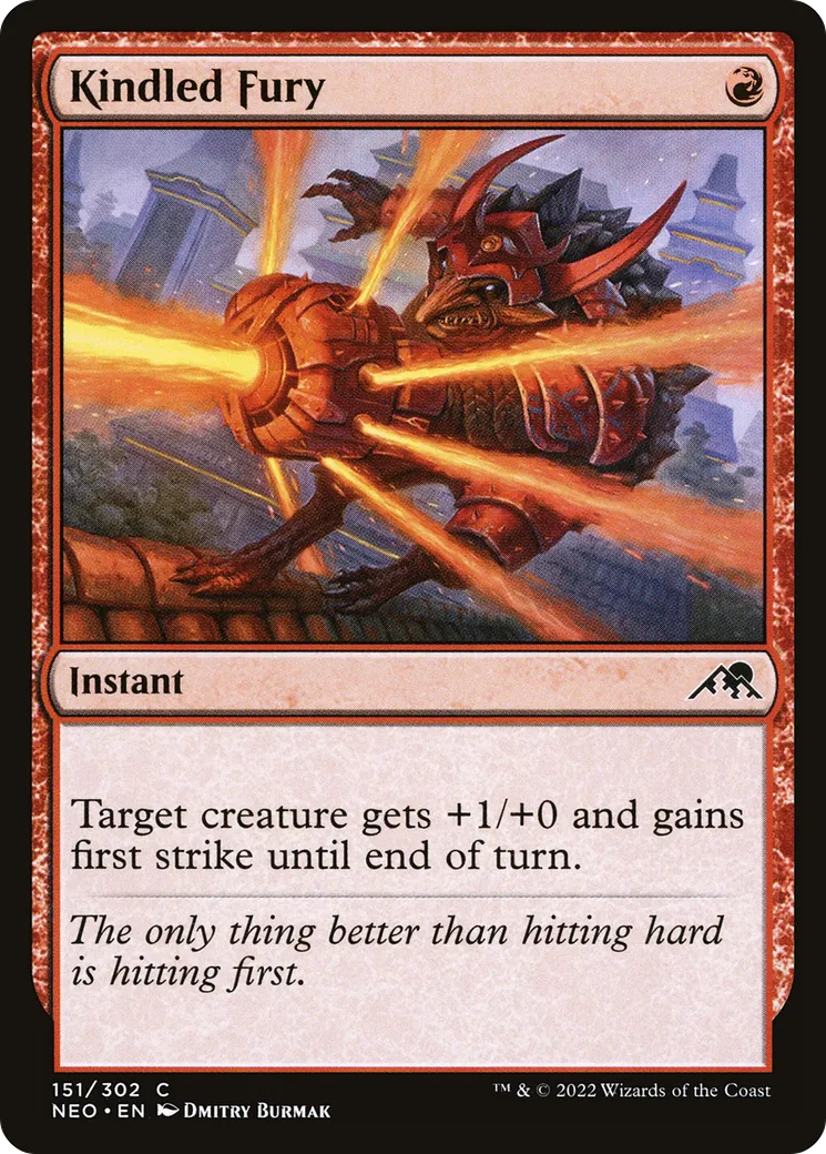 Kindled Fury — Kamigawa: Neon Dynasty — Magic: The Gathering