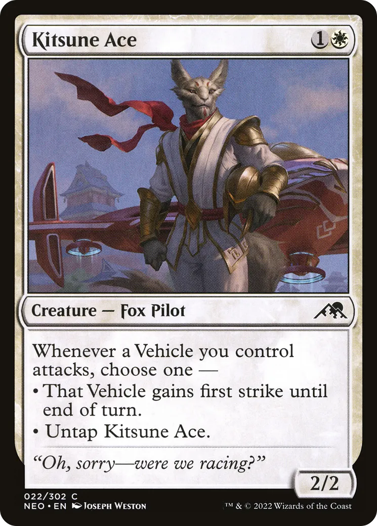 Kitsune Ace — Kamigawa: Neon Dynasty — Magic: The Gathering