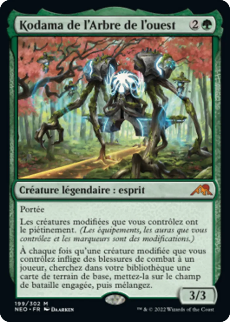 Kodama de l'Arbre de l'ouest — Kamigawa: Neon Dynasty — Magic: The Gathering