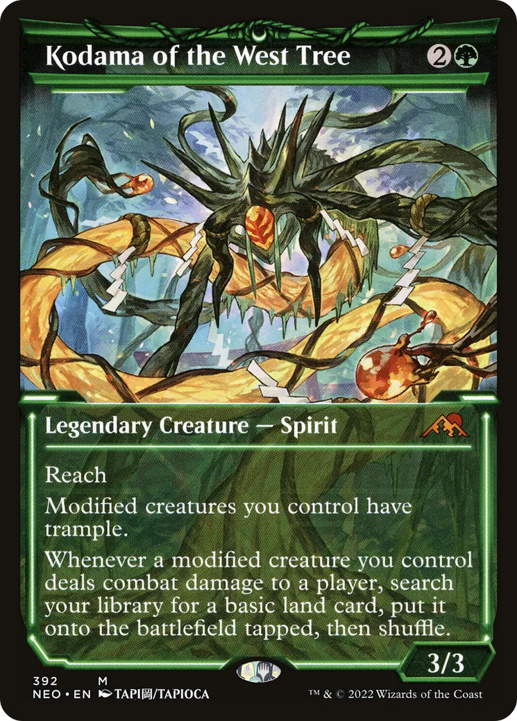 Kodama de l'Arbre de l'ouest — Kamigawa: Neon Dynasty — Magic: The Gathering