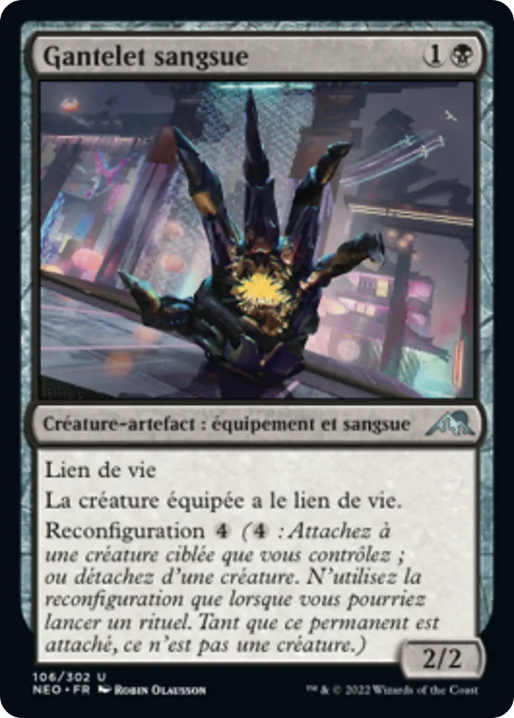 Gantelet sangsue — Kamigawa: Neon Dynasty — Magic: The Gathering