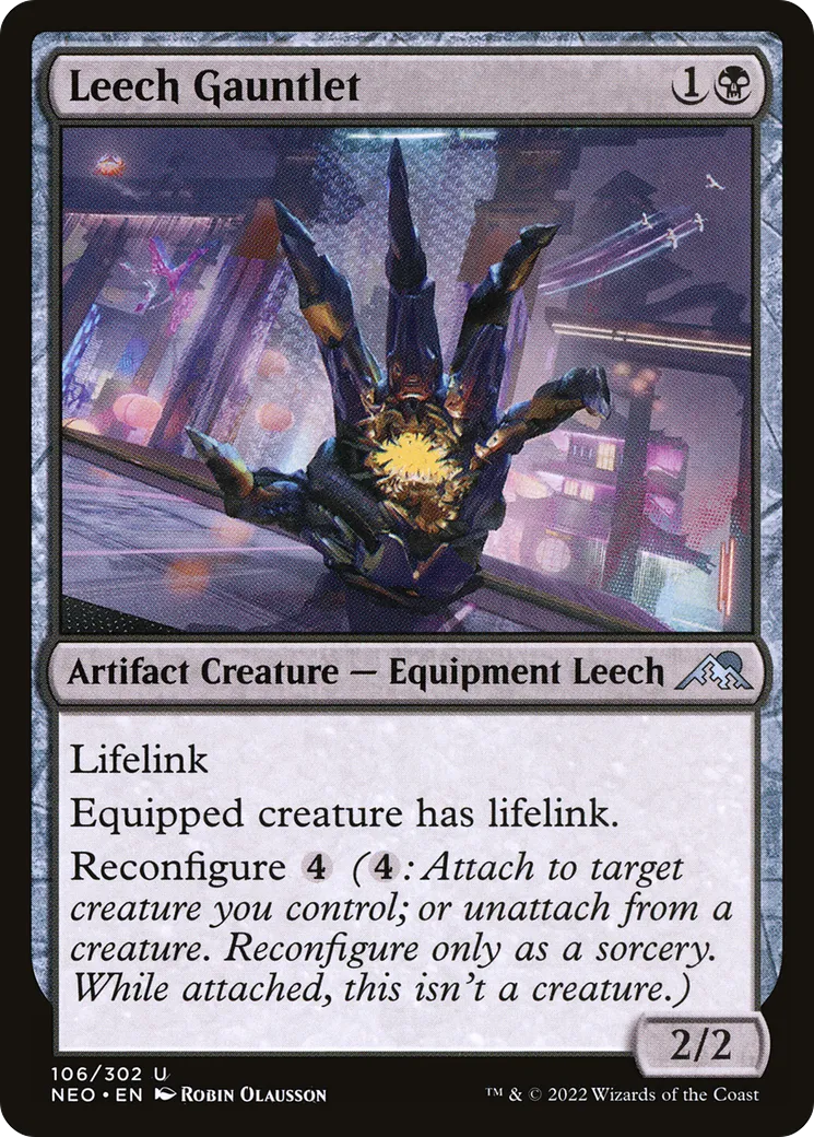 Gantelet sangsue — Kamigawa: Neon Dynasty — Magic: The Gathering