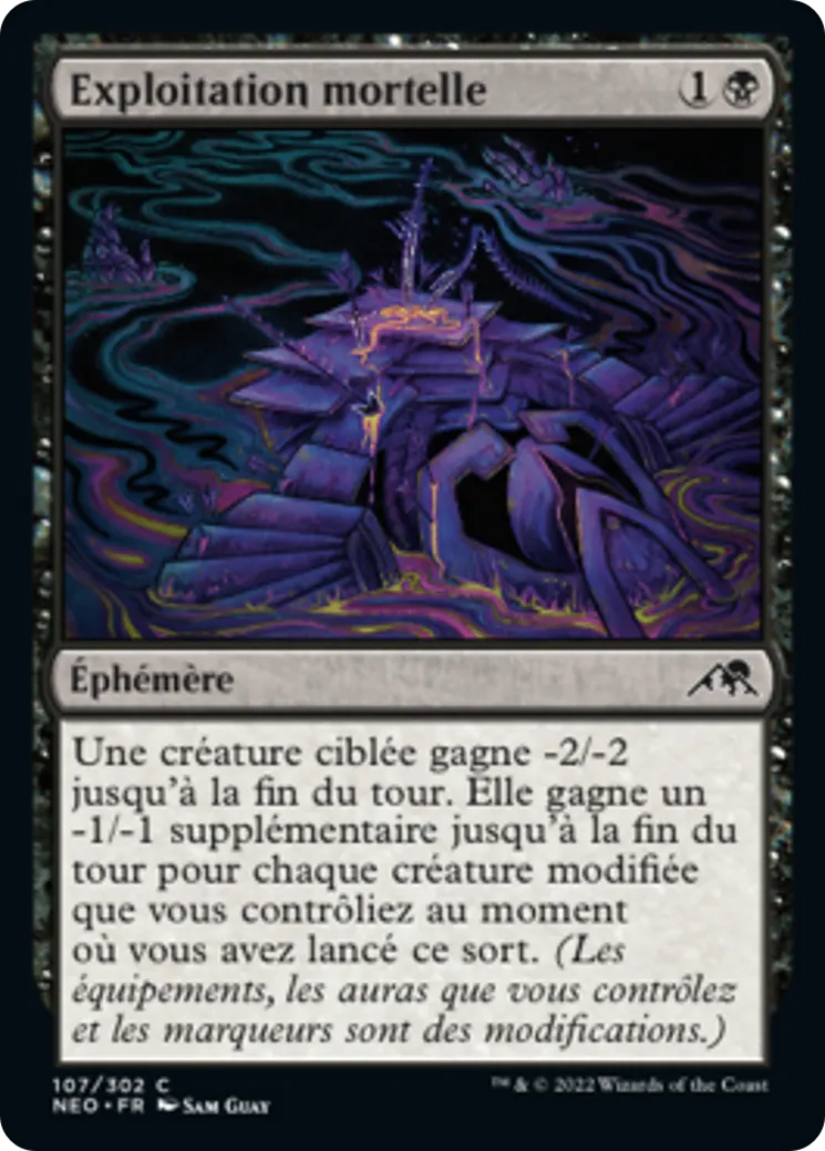 Exploitation mortelle — Kamigawa: Neon Dynasty — Magic: The Gathering