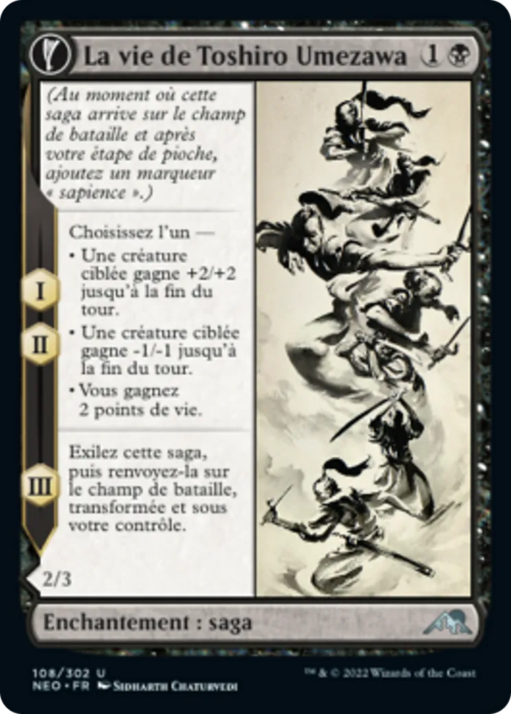 La vie de Toshiro Umezawa // Mémoire de Toshiro — Kamigawa: Neon Dynasty — Magic: The Gathering