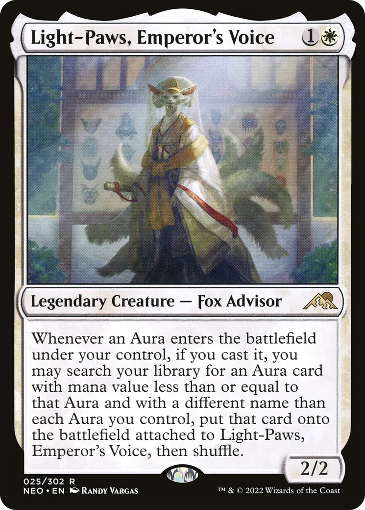 Svelte-patte, voix de l'Impératrice — Kamigawa: Neon Dynasty — Magic: The Gathering