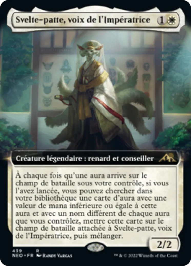 Svelte-patte, voix de l'Impératrice — Kamigawa: Neon Dynasty — Magic: The Gathering