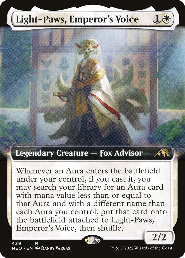 Light-Paws, Emperor's Voice — Kamigawa: Neon Dynasty — Magic: The Gathering