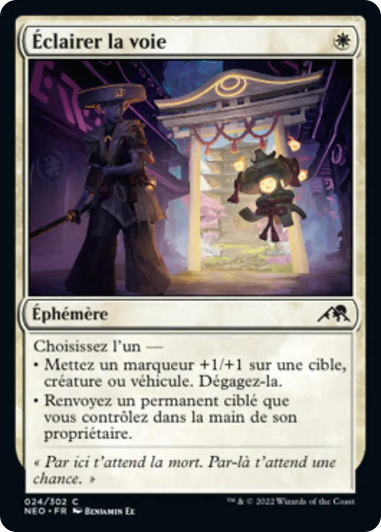 Éclairer la voie — Kamigawa: Neon Dynasty — Magic: The Gathering