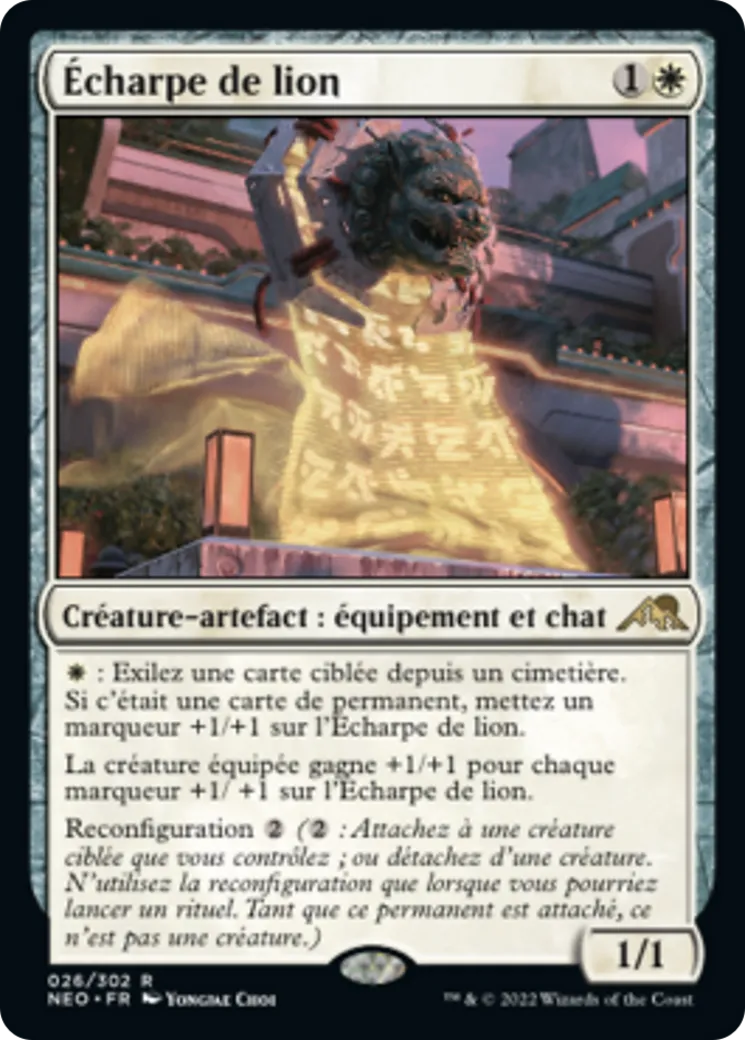 Écharpe de lion — Kamigawa: Neon Dynasty — Magic: The Gathering