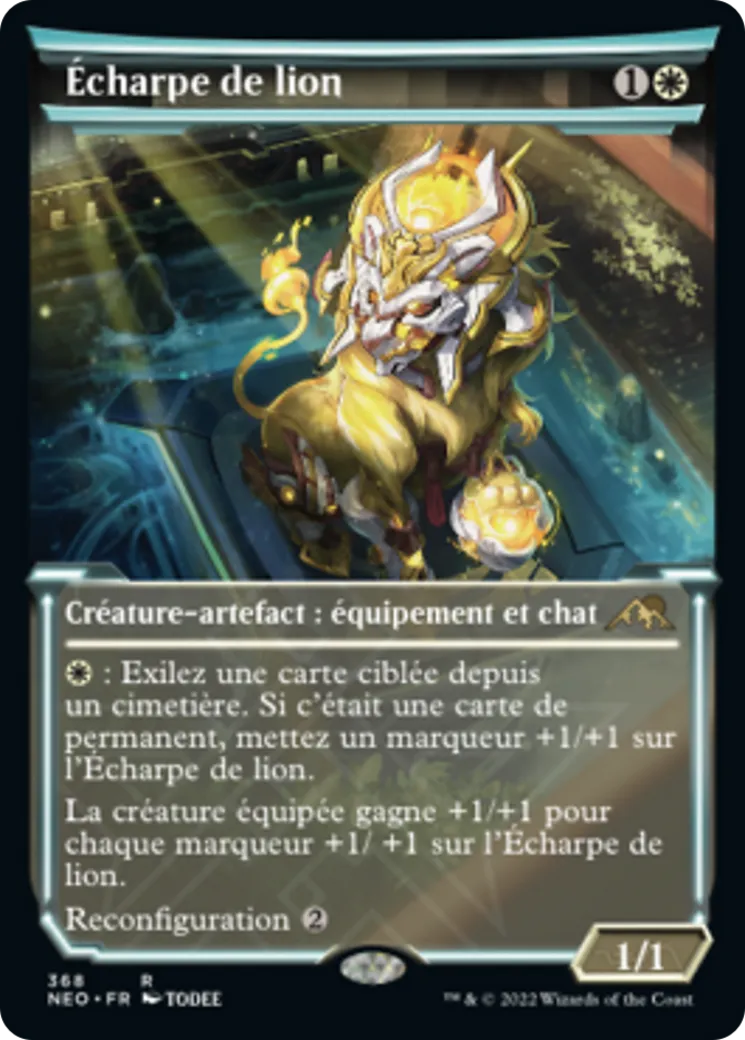 Écharpe de lion — Kamigawa: Neon Dynasty — Magic: The Gathering