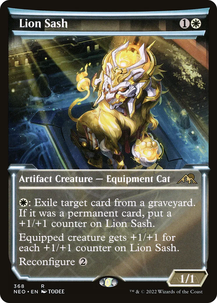 Écharpe de lion — Kamigawa: Neon Dynasty — Magic: The Gathering