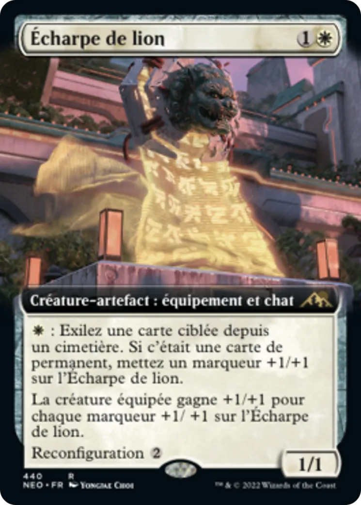 Écharpe de lion — Kamigawa: Neon Dynasty — Magic: The Gathering