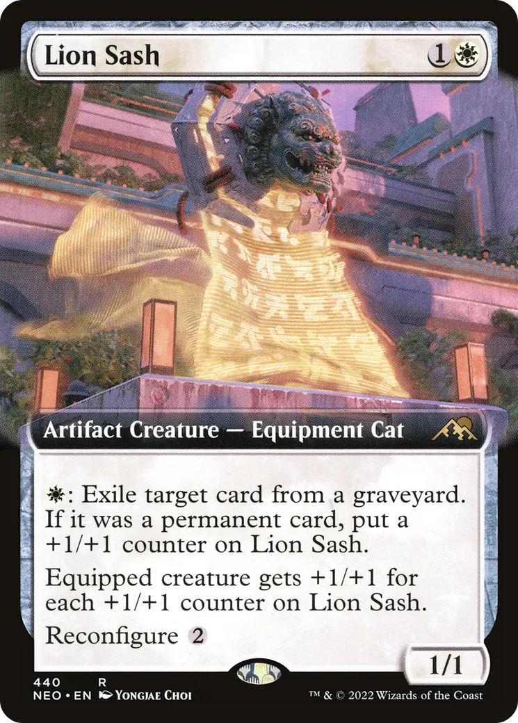 Lion Sash — Kamigawa: Neon Dynasty — Magic: The Gathering
