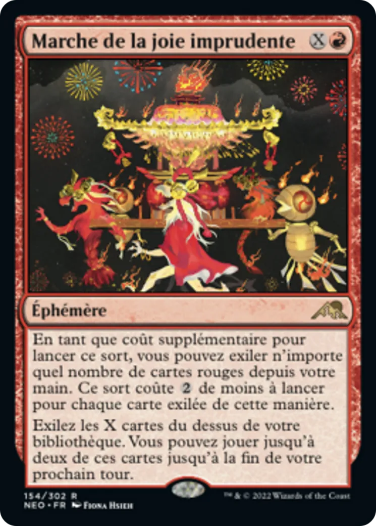 Marche de la joie imprudente — Kamigawa: Neon Dynasty — Magic: The Gathering