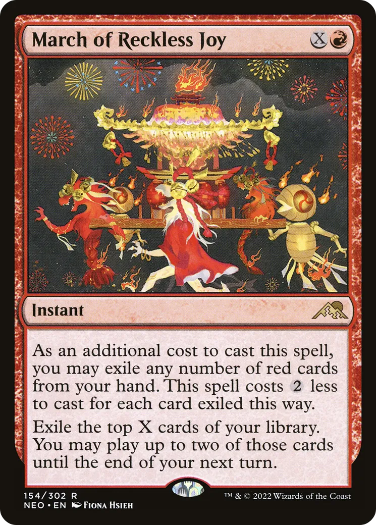 Marche de la joie imprudente — Kamigawa: Neon Dynasty — Magic: The Gathering