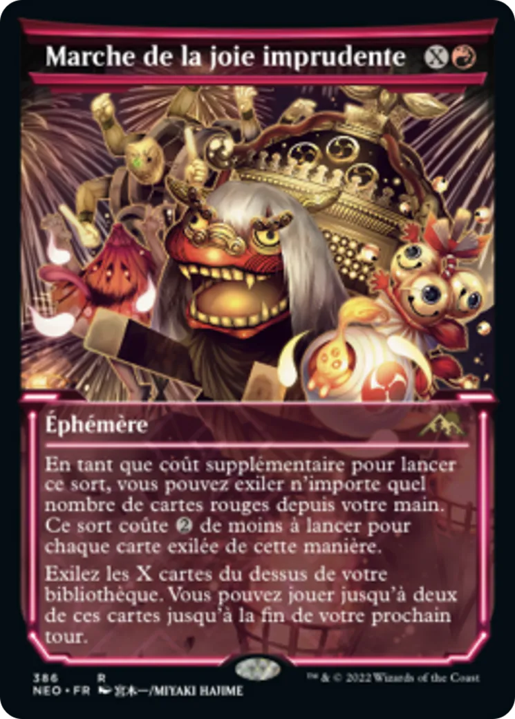 Marche de la joie imprudente — Kamigawa: Neon Dynasty — Magic: The Gathering