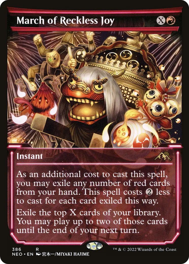March of Reckless Joy — Kamigawa: Neon Dynasty — Magic: The Gathering