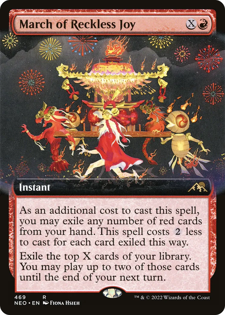 Marche de la joie imprudente — Kamigawa: Neon Dynasty — Magic: The Gathering