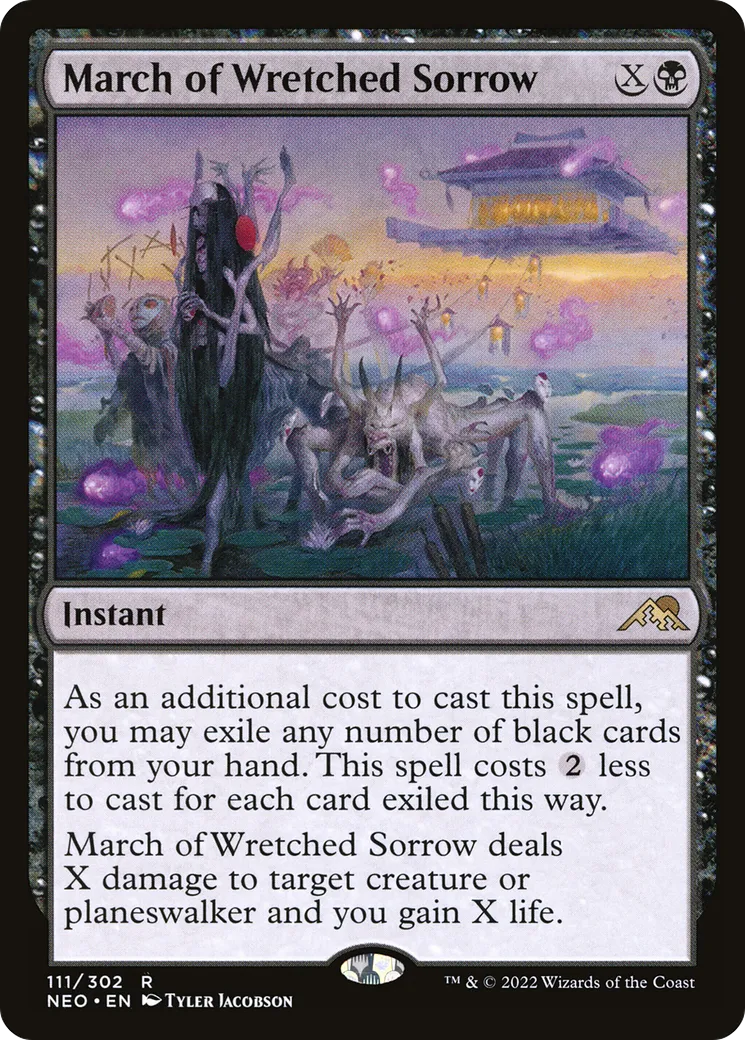 Marche du chagrin misérable — Kamigawa: Neon Dynasty — Magic: The Gathering