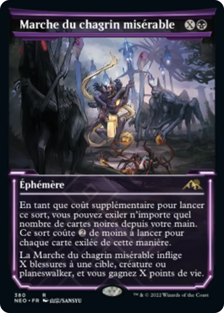 Marche du chagrin misérable — Kamigawa: Neon Dynasty — Magic: The Gathering