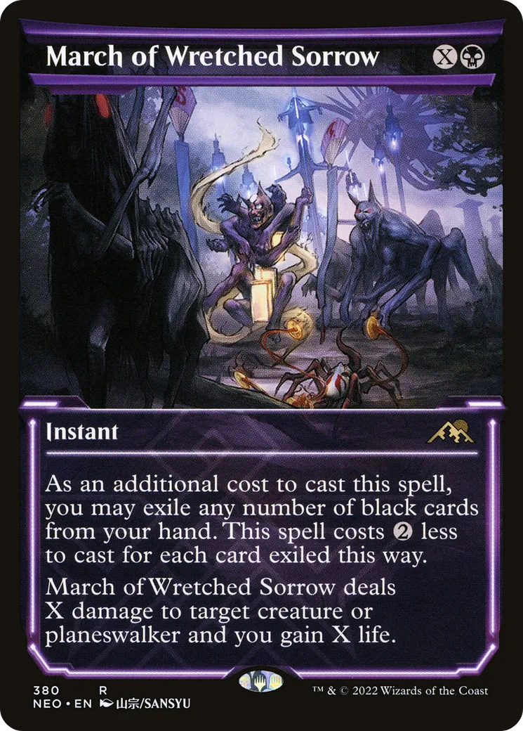 Marche du chagrin misérable — Kamigawa: Neon Dynasty — Magic: The Gathering