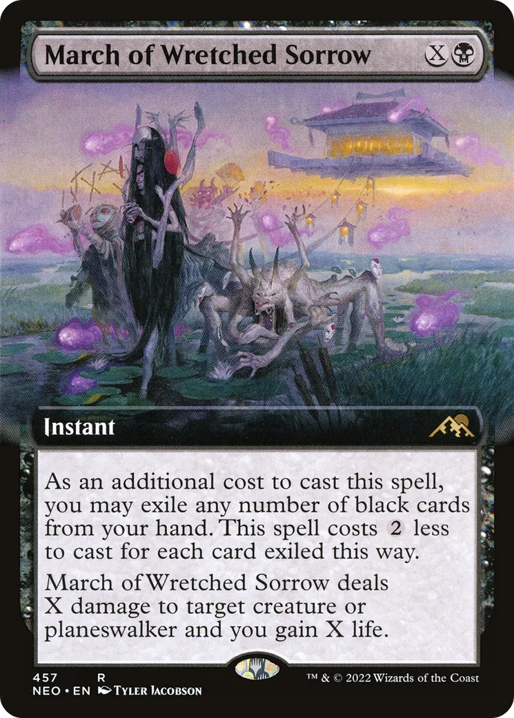 March of Wretched Sorrow — Kamigawa: Neon Dynasty — Magic: The Gathering