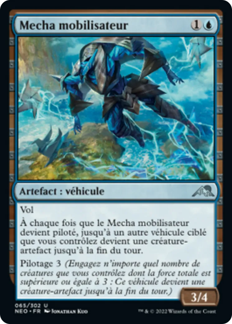 Mecha mobilisateur — Kamigawa: Neon Dynasty — Magic: The Gathering