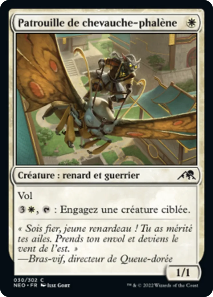 Patrouille de chevauche-phalène — Kamigawa: Neon Dynasty — Magic: The Gathering