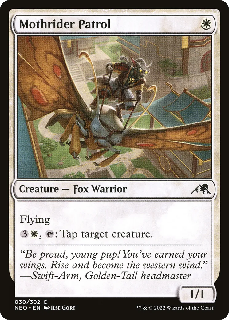 Patrouille de chevauche-phalène — Kamigawa: Neon Dynasty — Magic: The Gathering