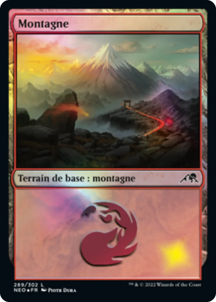 Montagne — Kamigawa: Neon Dynasty — Magic: The Gathering
