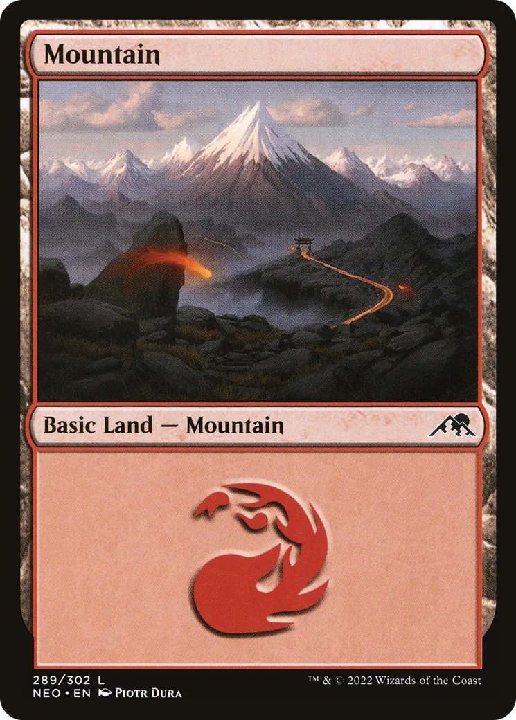 Mountain — Kamigawa: Neon Dynasty — Magic: The Gathering