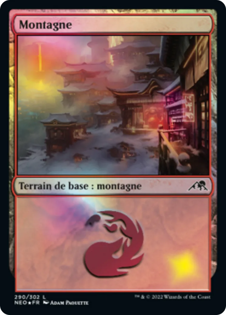 Montagne — Kamigawa: Neon Dynasty — Magic: The Gathering