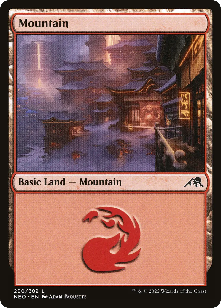 Mountain — Kamigawa: Neon Dynasty — Magic: The Gathering
